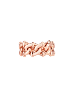 Big Link Ring - Rose Gold