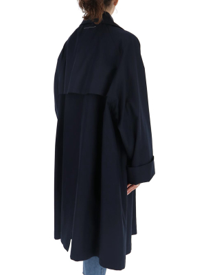 Mm6 Maison Margiela Single-breasted Belted Trench Coat