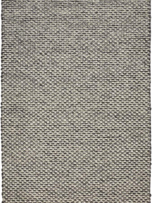 Feizy Berkeley Modern Eco-friendly Braided Rug - Available In 5 Sizes - Chracoal Gray & Ivory