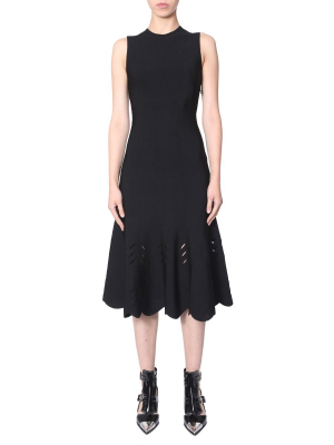 Alexander Mcqueen Flared Midi Dress