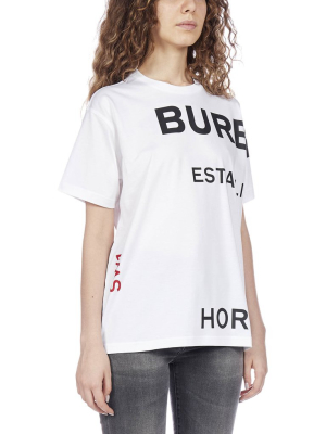 Burberry Horseferry Print Oversized T-shirt