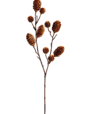 Artificial Pine Cone Branch Winter Decor - 28.5"