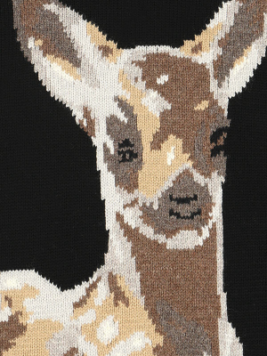 Burberry Deer Intarsia Knitted Sweater