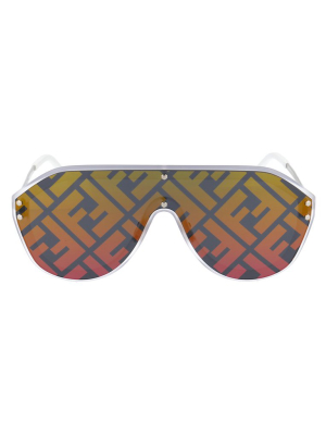 Fendi Eyewear Ff Monogram Aviator Sunglasses