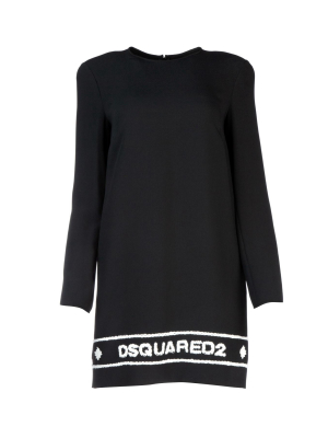 Dsquared2 Logo Long-sleeved Dress