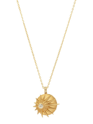 Sun Medallion Necklace