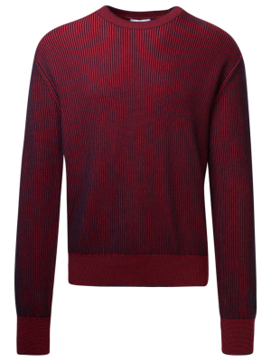 Kenzo Two-tone Ribbed Sweater