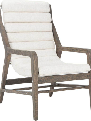 Delegation Channel Tufted Chair White