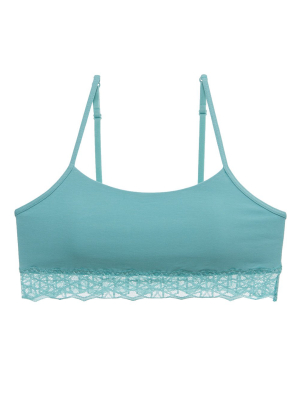 Cosabella Avi Cotton Scoop Neck Tween Bralette - Autumn