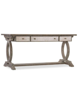 Rustic Glam Trestle Desk