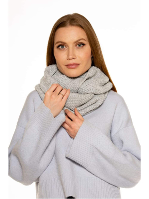 Taylor Popcorn Knit Snood Scarf