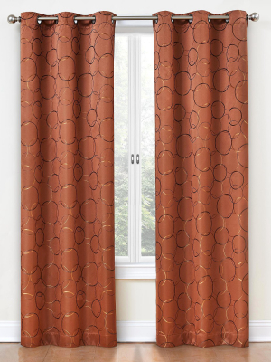 Thermaback Meridian Blackout Curtain Panel - Eclipse