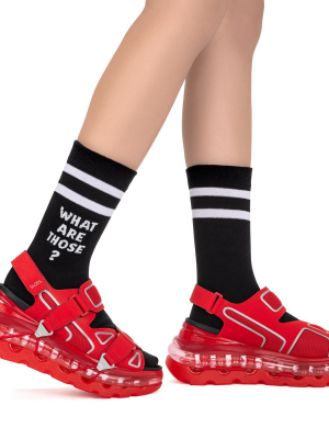 Skywalk'air Red Sneaker Sandals