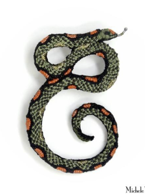 Grass Snake Pin