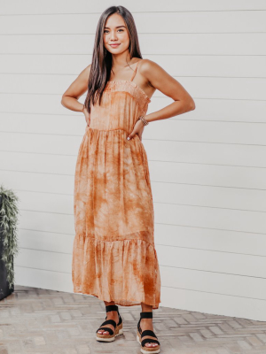 Madison Tie Dye Midi Dress