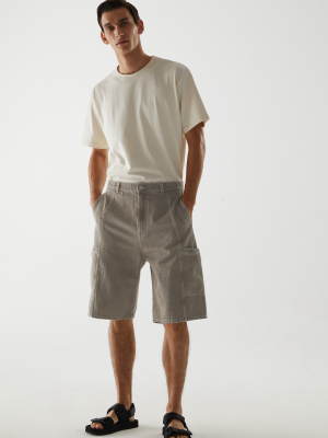 Relaxed Organic Cotton Denim Shorts