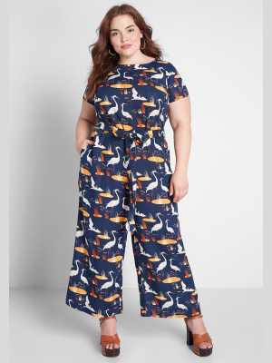 Bold Notion Tie Waist Jumpsuit