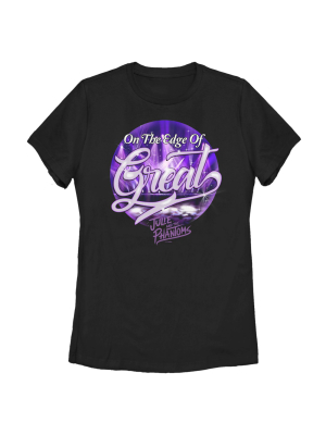 Women's Julie And The Phantoms Edge Of Great Song T-shirt