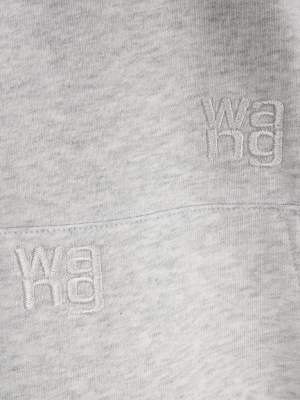 Alexander Wang Logo Embroidered Hoodie