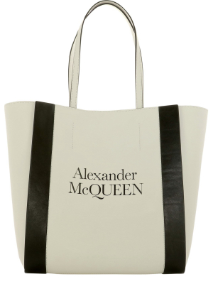 Alexander Mcqueen Signature Shopper Tote Bag