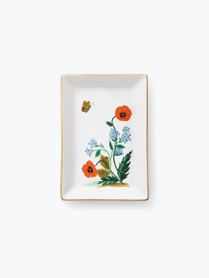 Rifle Paper Co. Catchall Tray- Poppy Botanical