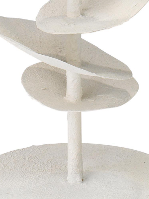 Jamie Young Petals Floor Lamp In White Gesso