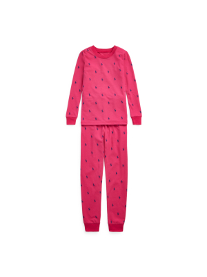 Polo Pony Stretch Jersey Sleep Set