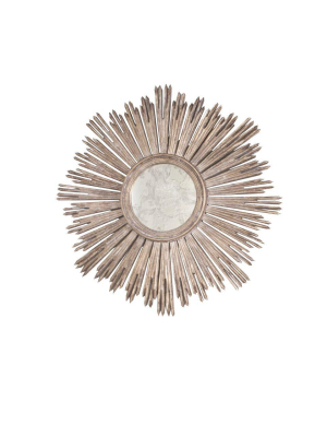 Margeaux Mirror Silver Leaf