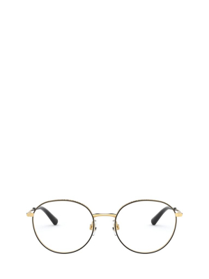 Dolce & Gabbana Eyewear Round Frame Glasses