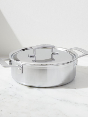 Demeyere Industry 4-quart Stainless Steel Deep Sauté Pan