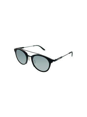 Carrera 126/s 6ub T4 Unisex Round Sunglasses Black 49mm