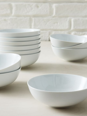 White Porcelain Bowls - Party Set Of 12