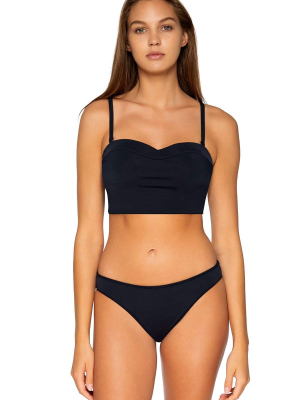 Sunsets Black Waverly Bandeau