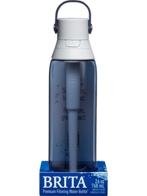 Brita Premium 26oz Filtering Water Bottle With Filter Bpa Free - Night Sky