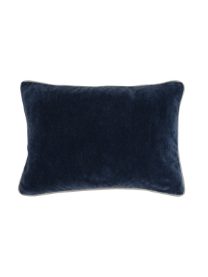 Heirloom Velvet Navy Pillow