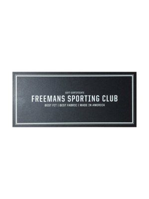 Freemans Gift Certificate