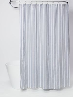 Dyed Shower Curtain Blue - Threshold™