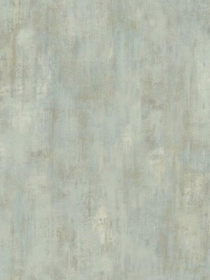 Concrete Patina Wallpaper In Blue By Antonina Vella For York Wallcoverings