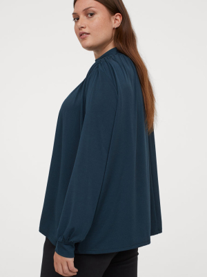 H&m+ Stand-up Collar Top