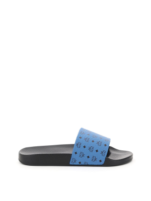 Mcm Monogram Slides