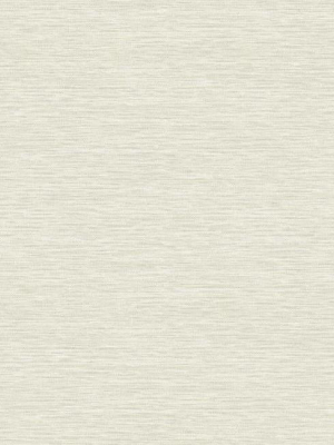 Challis Woven Wallpaper In Ivory From The Impressionist Collection By York Wallcoverings