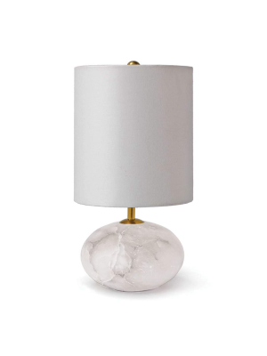 Alabaster Mini Orb Lamp