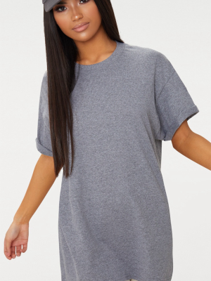 Charcoal Oversized Boyfriend T Shirt