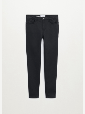 Coated Kim Skinny Push-up Jeans