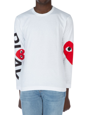 Comme Des Garçons Play Heart Logo Long-sleeve T-shirt