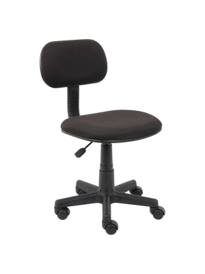 Fabric Steno Chair Black - Boss Office Products