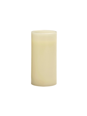 3" X 6" Vanilla Scented Led Pillar Candle Cream - Made By Design™