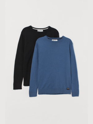 2-pack Fine-knit Sweaters