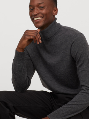 Wool-blend Turtleneck Sweater