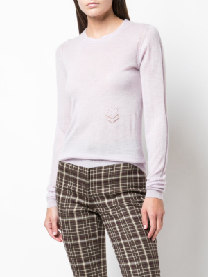 Crewneck Sweater In Lightweight Cashmere